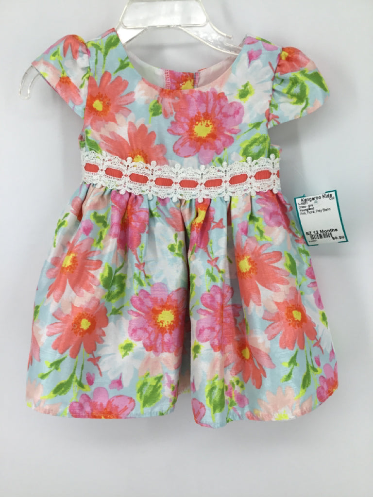 Youngland Child Size 12 Months Pink Dress - girls