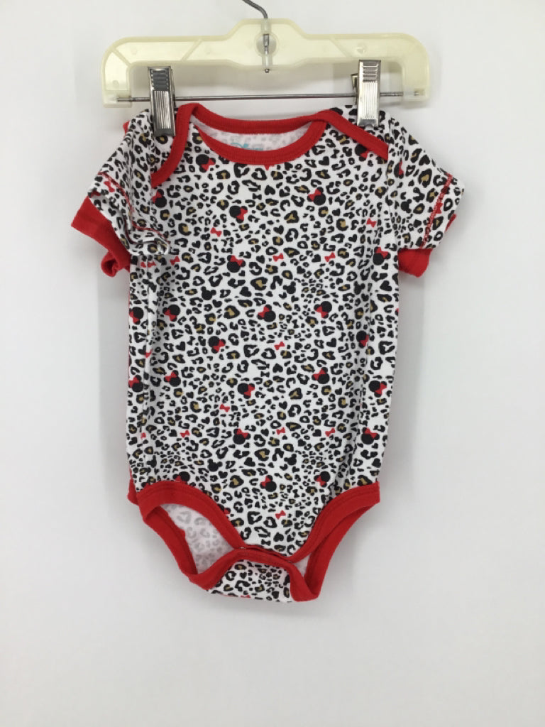 Disney Child Size 12 Months Red Onesie