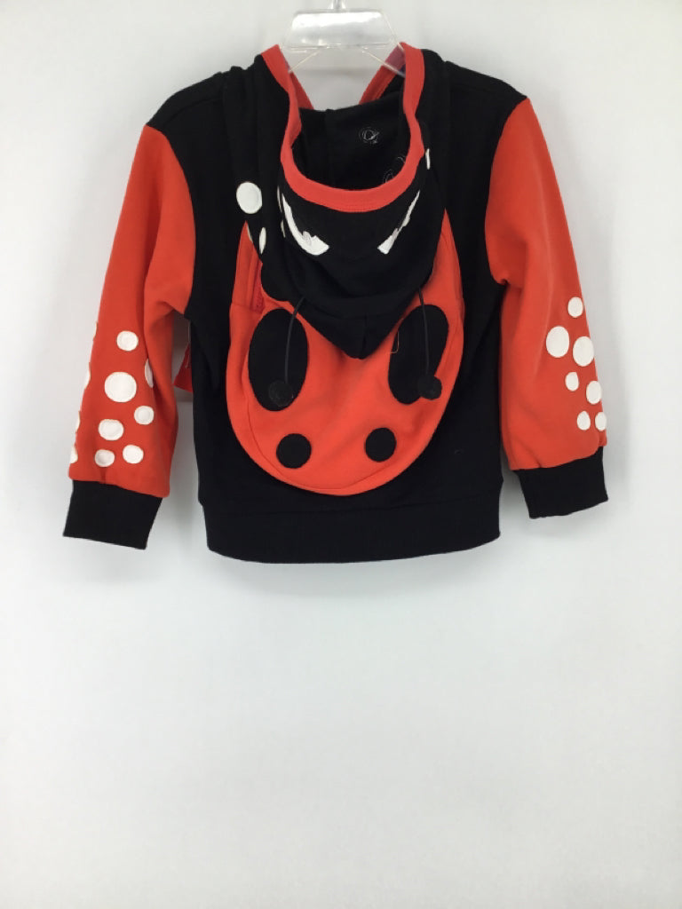 Doodle Pants Child Size 2 Black Hoodie - girls
