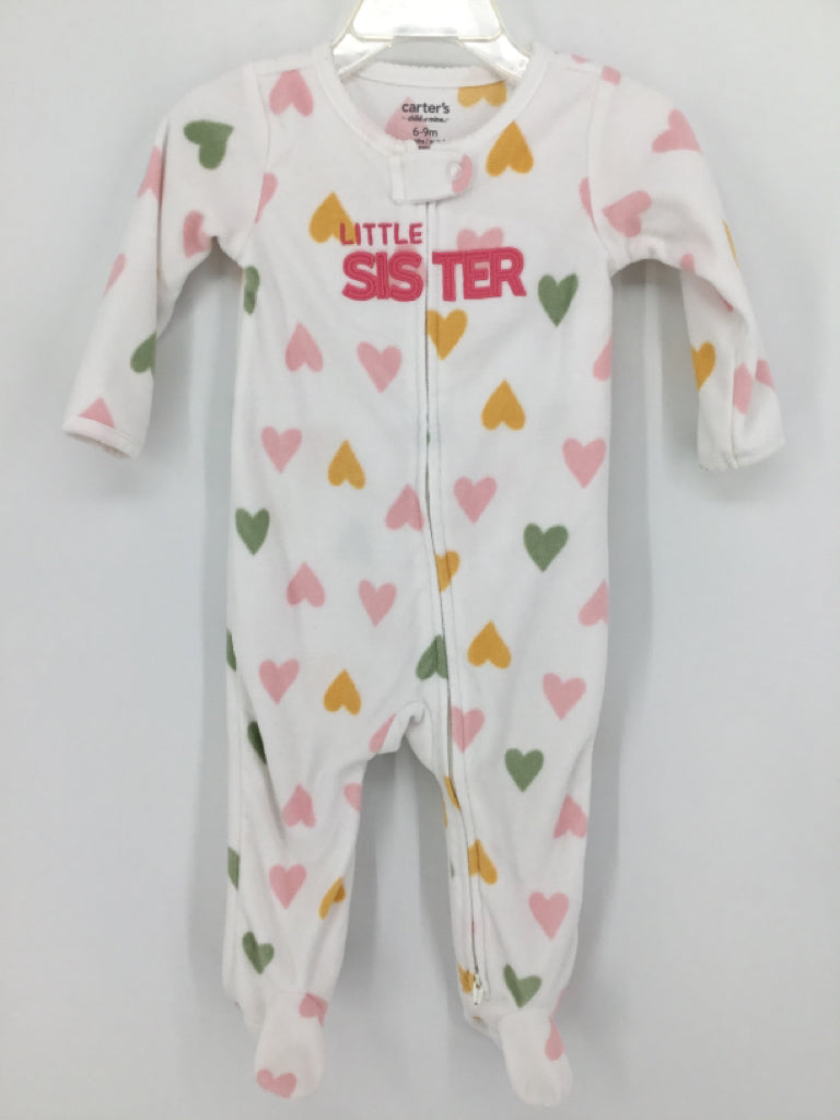 Child of Mine Child Size 6-9 Months White Sleepers