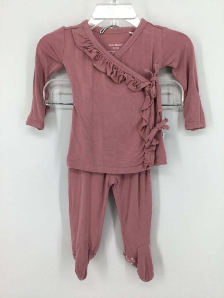 Posh Peanut Child Size 0-3 Months Pink Outfit - girls