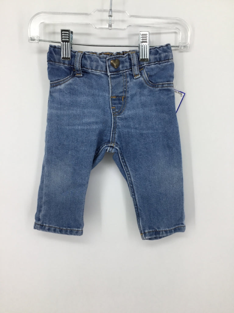 H & M Child Size 6 Months Blue Jeans - girls