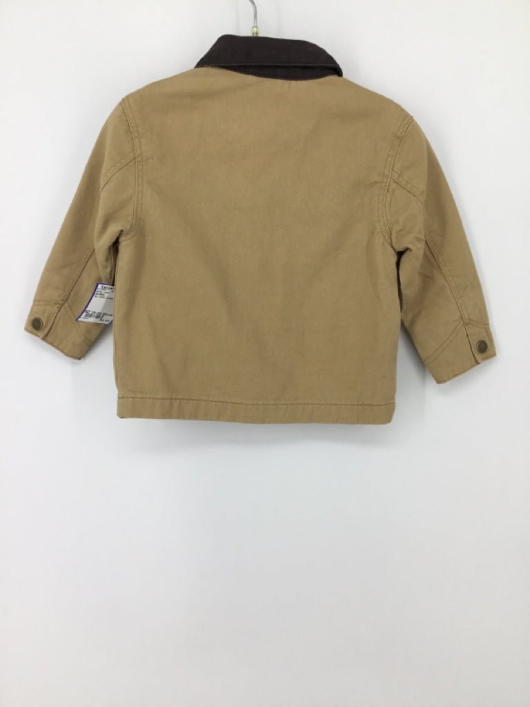 Old Navy Child Size 18-24 Months Tan Solid Jacket - boys