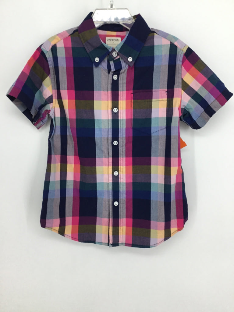 Crewcuts Child Size 4 Multi-Color Checkered Shirt - boys