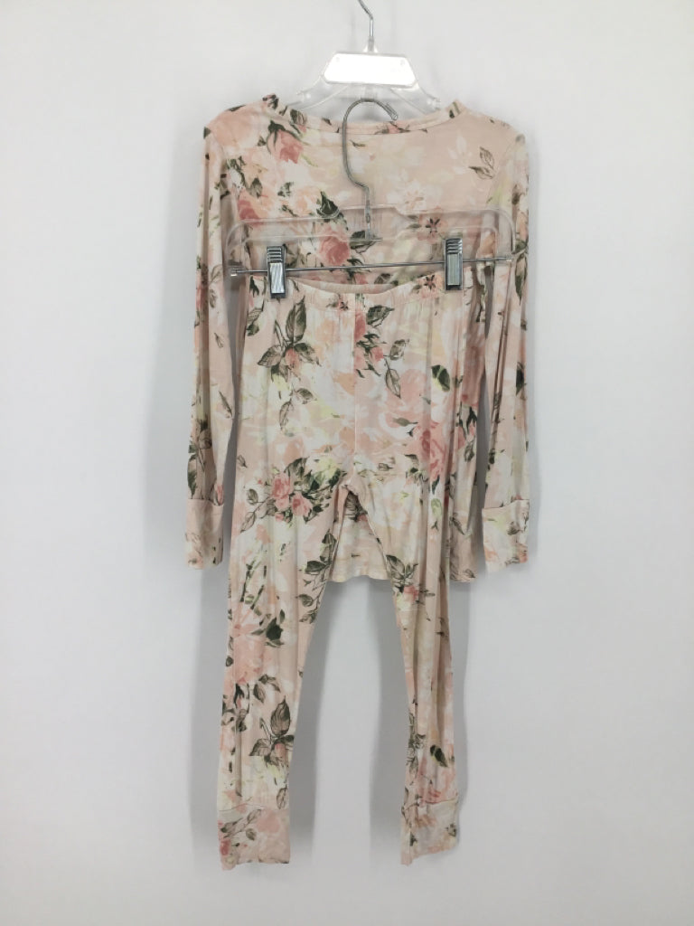 Posh Peanut Child Size 6 Pink Pajamas - girls