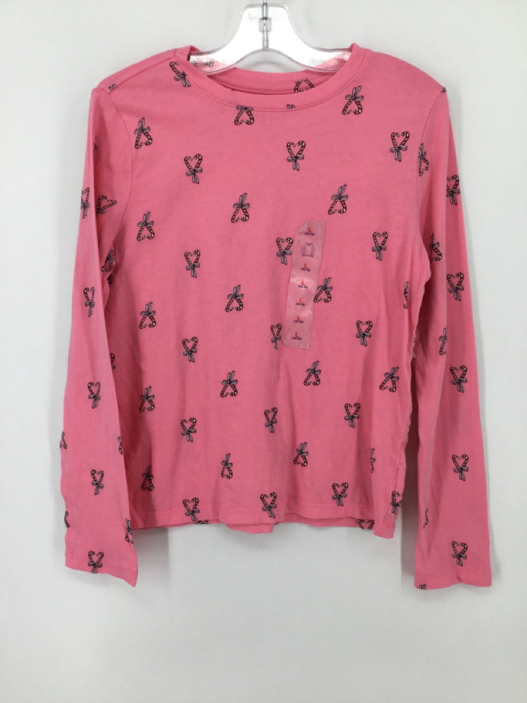 Old Navy Child Size 10 Pink Christmas T-Shirt
