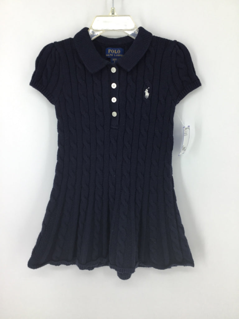 Ralph Lauren Child Size 2 Navy Dress - girls