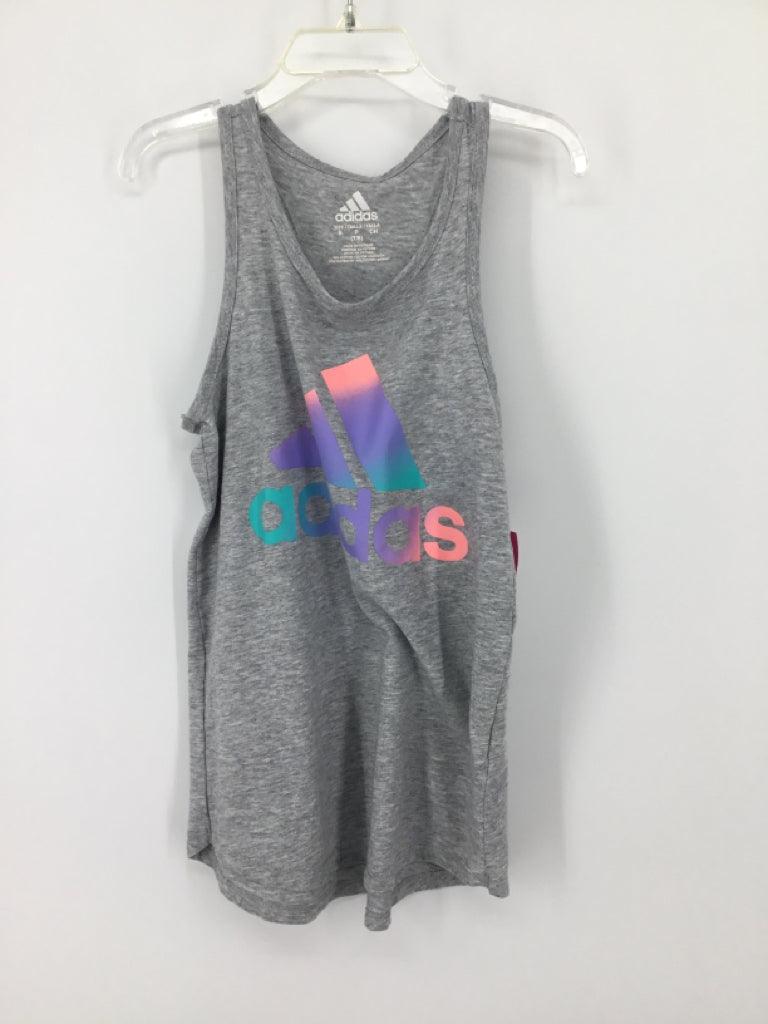 Adidas Child Size 7 Gray Tank top - girls
