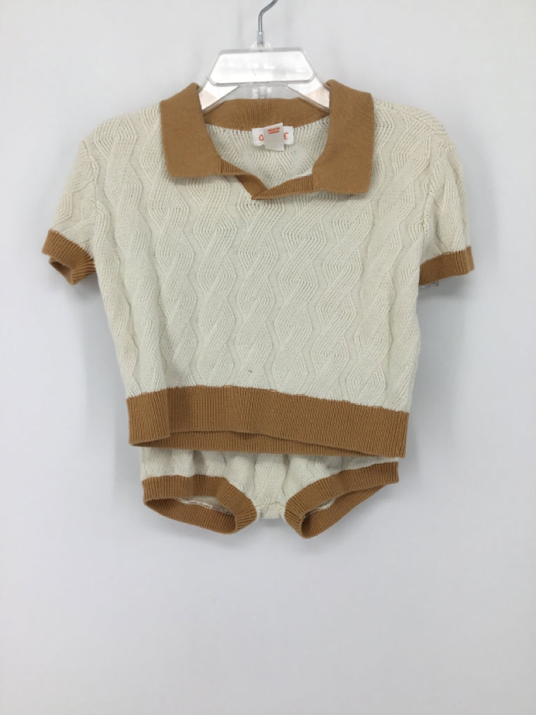 Cat & Jack Child Size 6-9 Months Tan Solid Outfit - boys