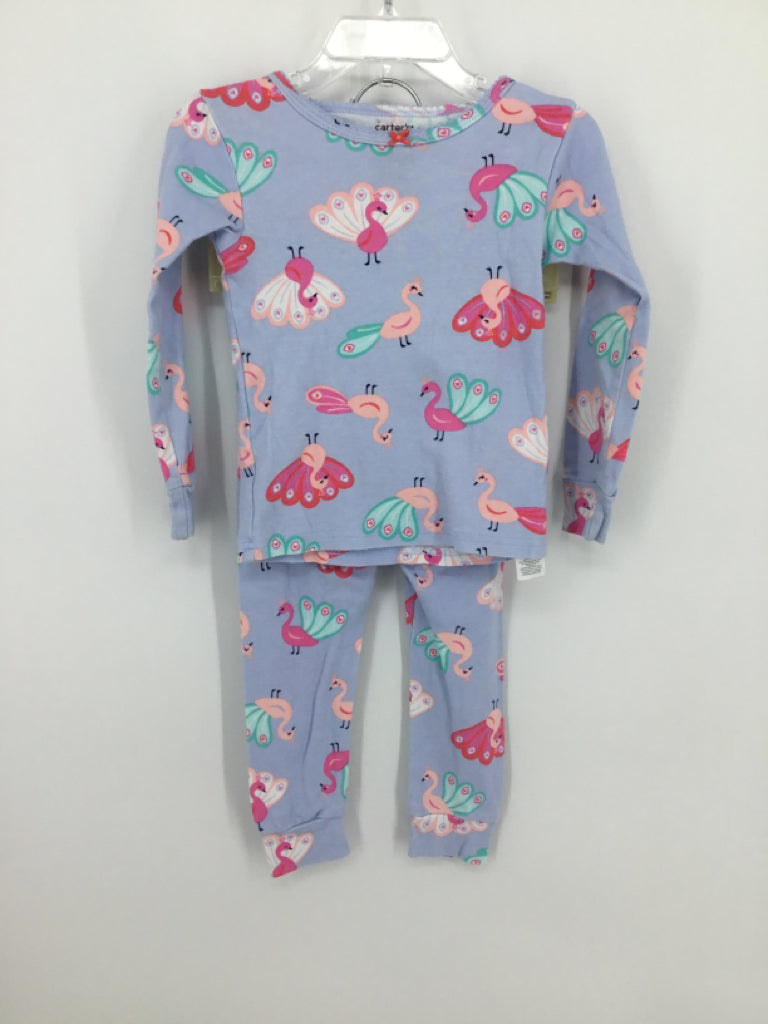 Carter's Child Size 3 Months Blue Pajamas - girls