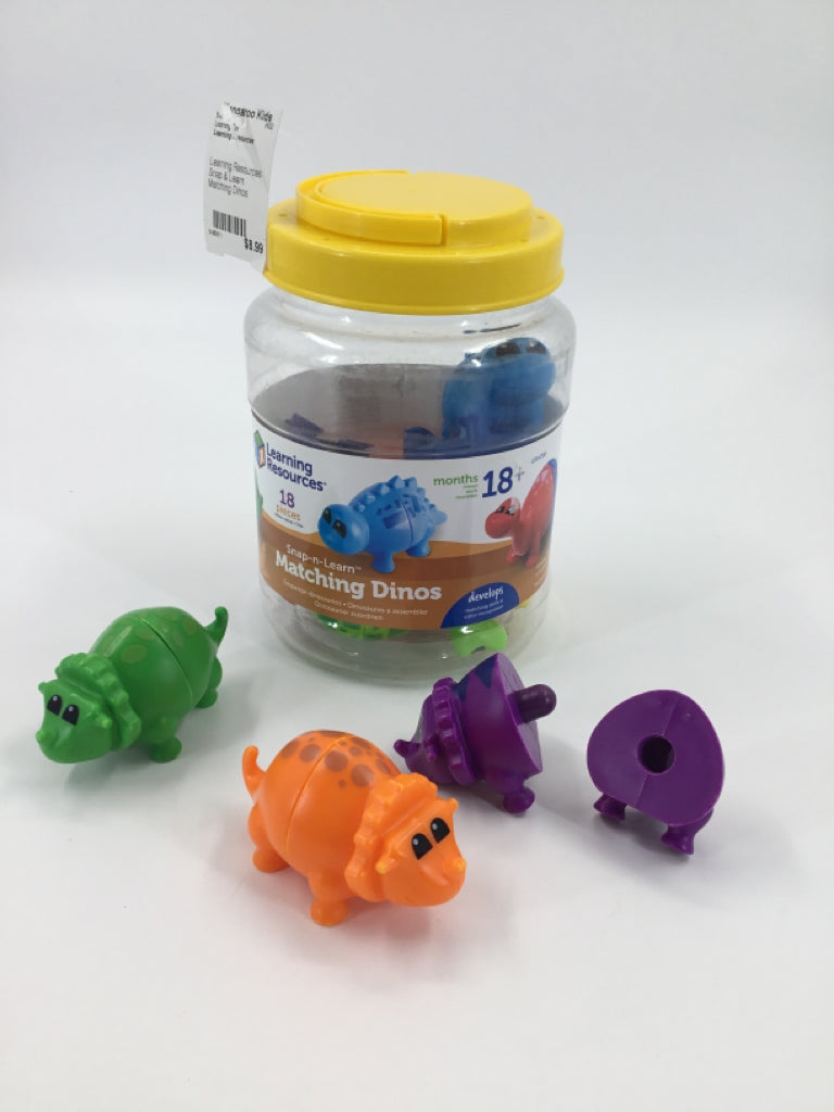 Learning Resources Snap & Learn Matching Dinos