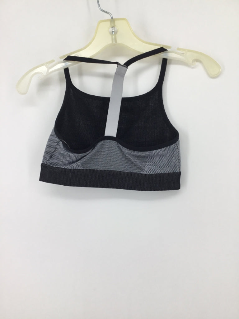 Nike Child Size 10 Black Sports Bra - girls