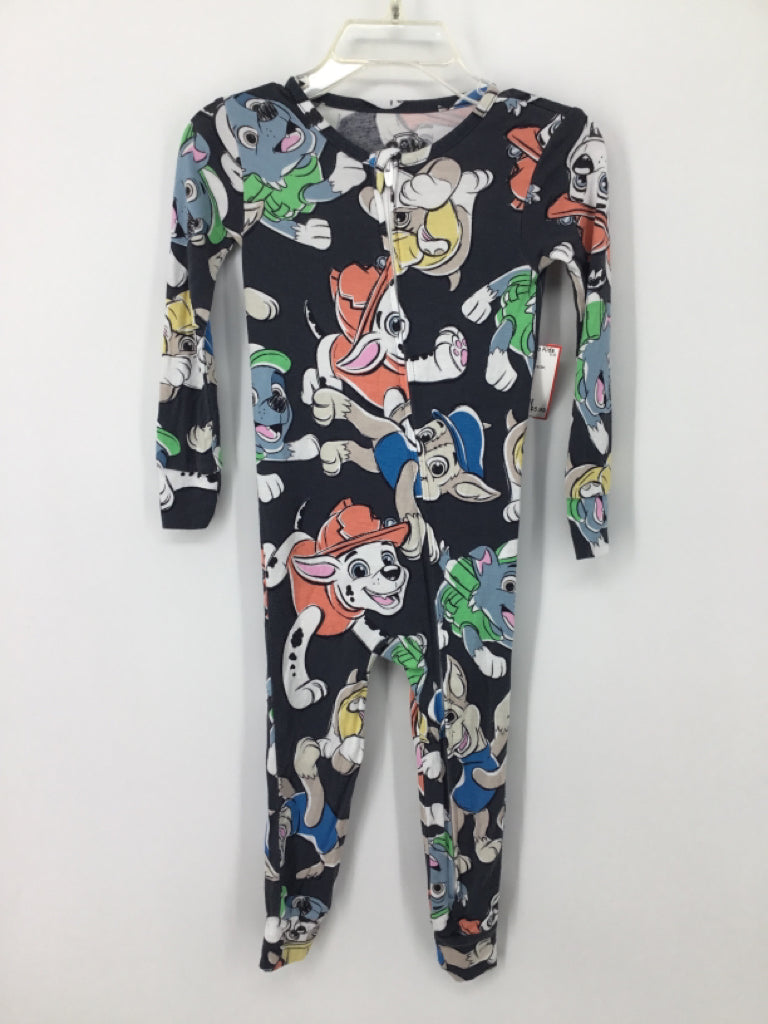 Paw Patrol Child Size 2 Multi-Color Character Pajamas - boys