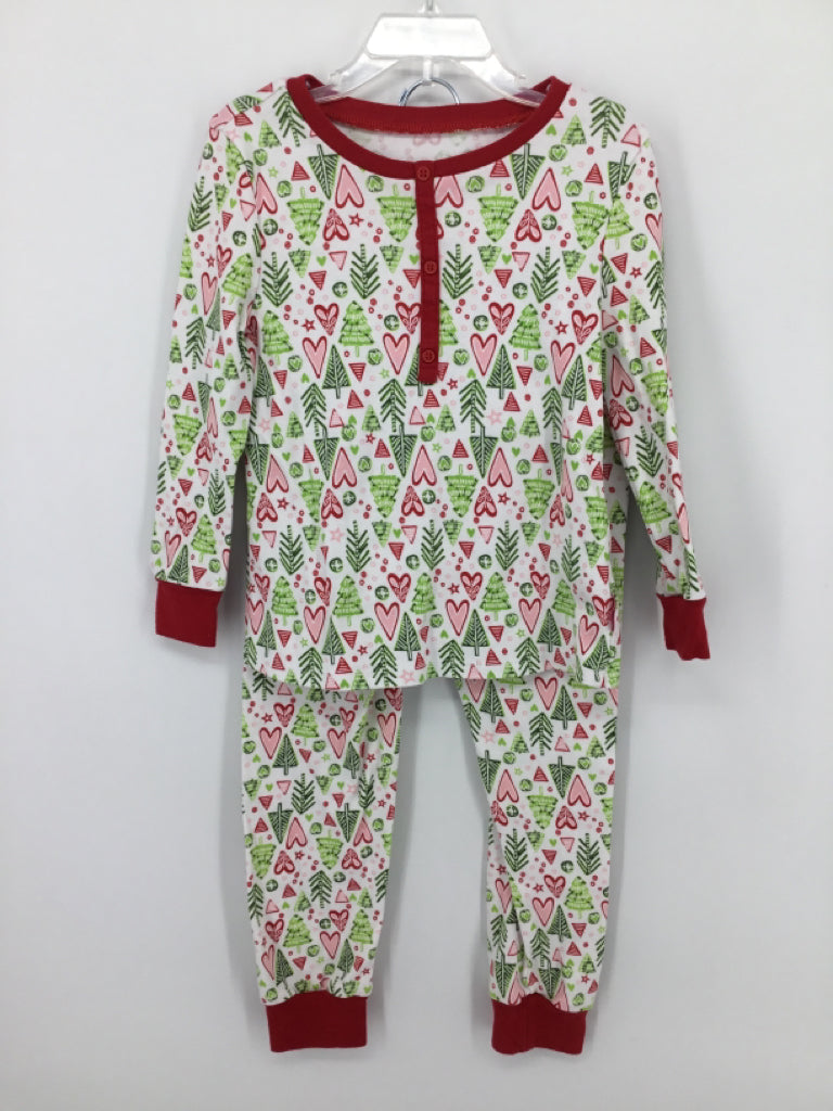 American Girl Child Size 6 Red Christmas Pajamas
