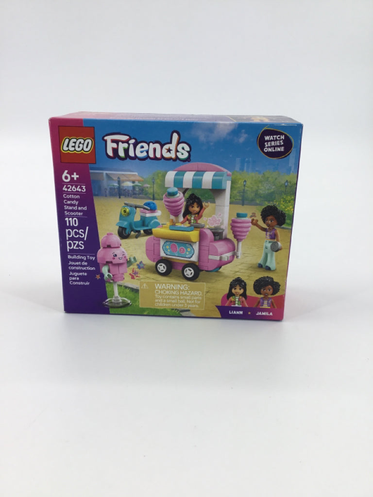 Lego Friends Cotton Candy Stand & Scooter