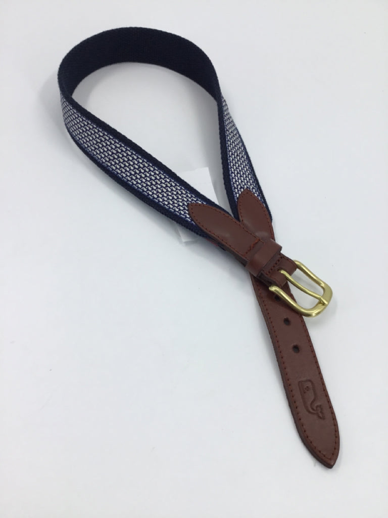 vineyard vines Child Size M Navy Belt