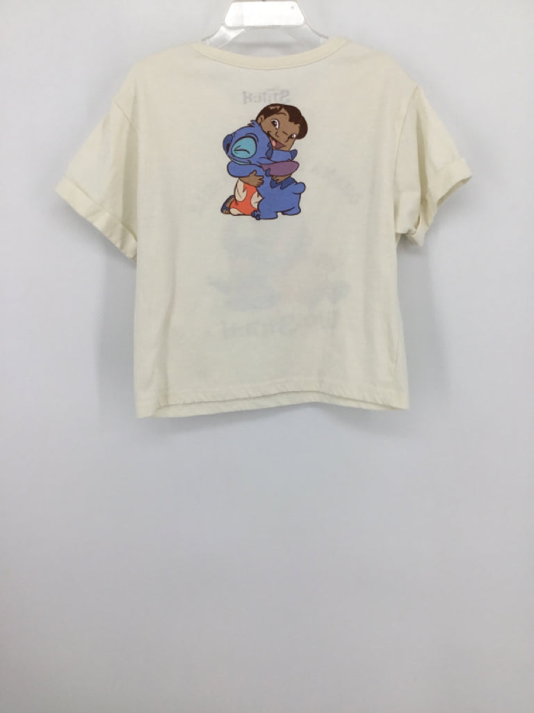 Disney Child Size 7 Cream T-shirt - girls