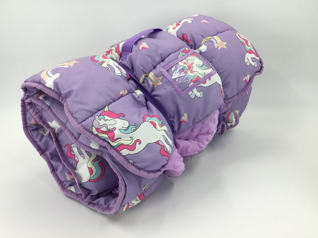 Purple Unicorn Sleeping Bag W/ Built-in Pillow