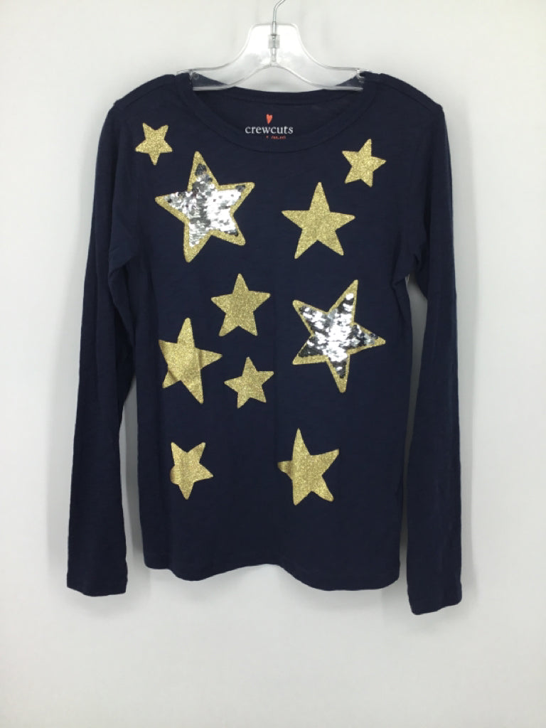 Crewcuts Child Size 10 Navy T-shirt - girls