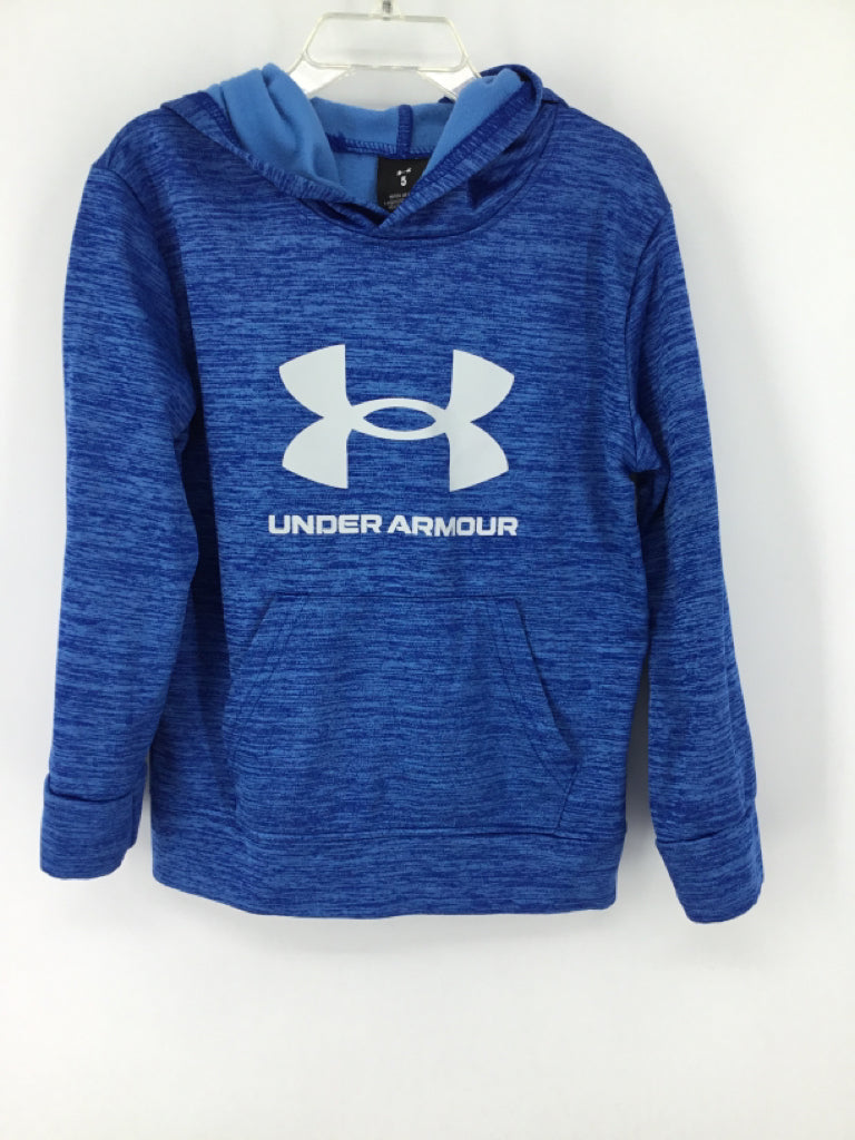 Under Armour Child Size 5 Blue screen printed Sweatshirt - boys