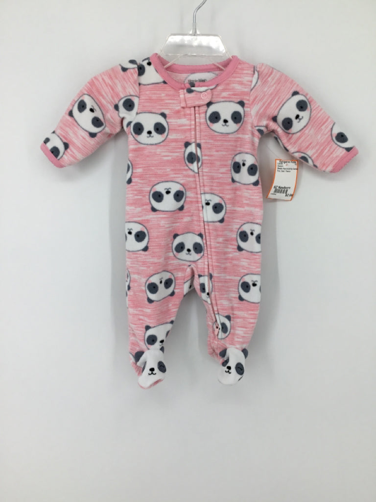 Simple Joys made by Carters Child Size Newborn Pink Sleepers