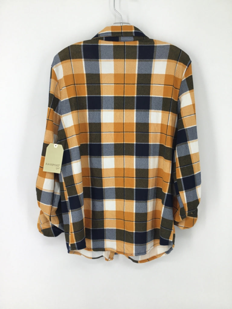 Passport Child Size 10 Yellow Shirt - girls