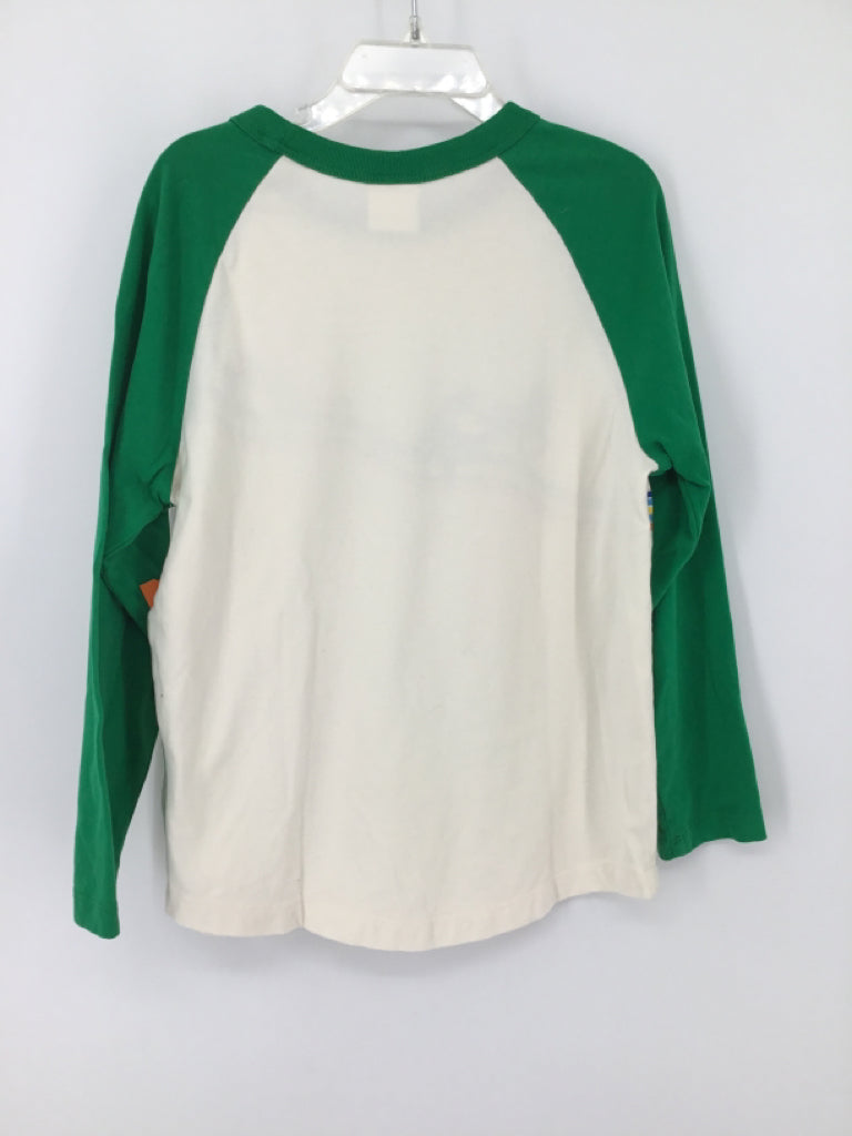 Hanna Andersson Child Size 6 Green screen printed T-shirt - boys