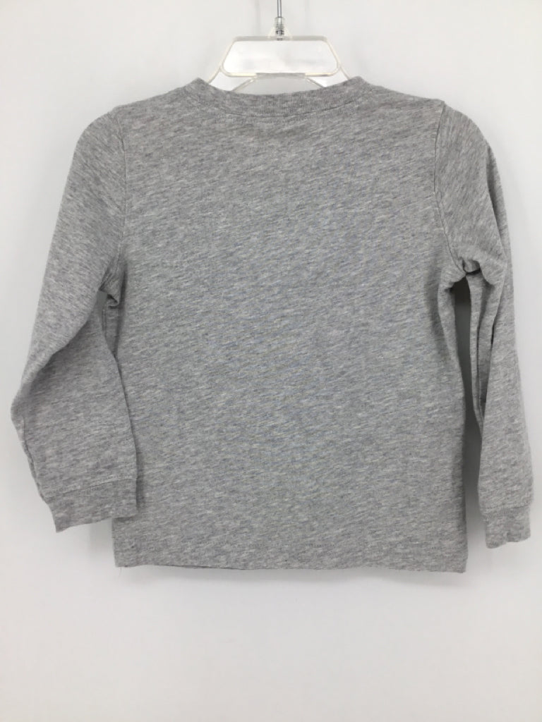 Carter's Child Size 24 Months Gray Christmas T-Shirt