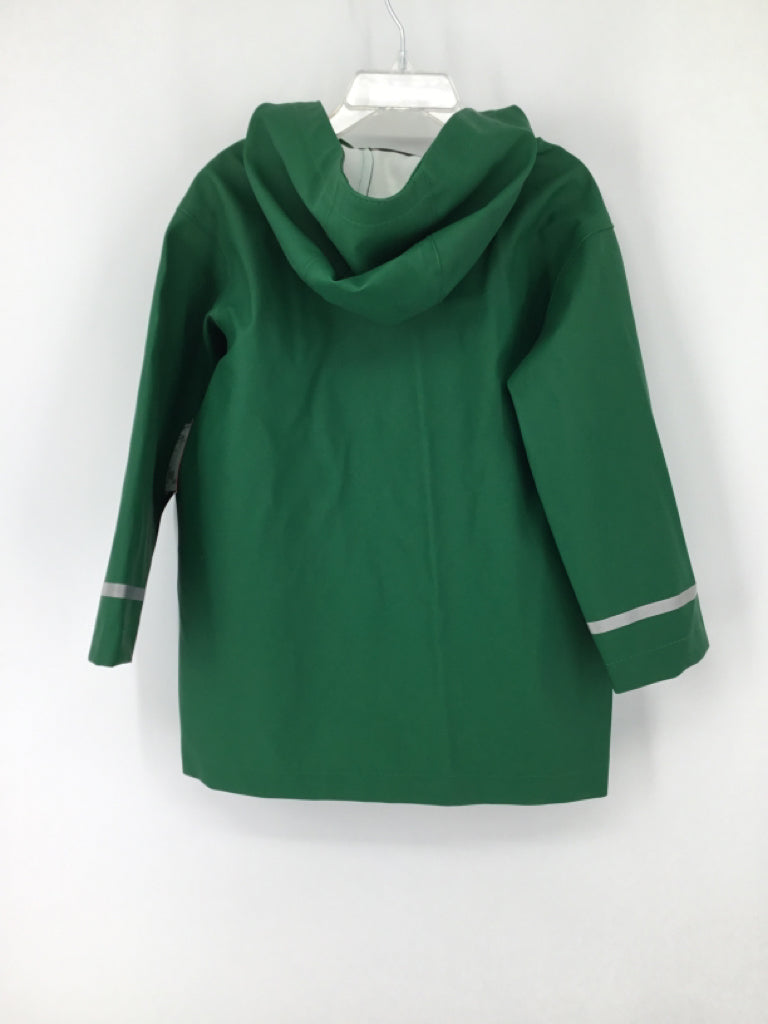 Hanna Andersson Child Size 4 Green Solid Raincoat - boys