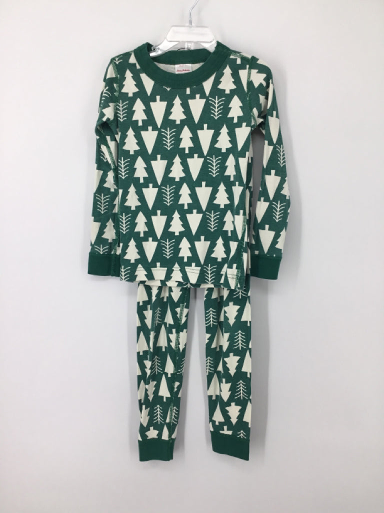Hanna Andersson Child Size 5 Green Christmas Pajamas