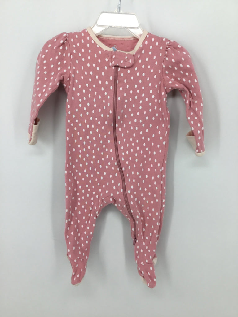 cloud island Child Size 3-6 Months Pink Sleepers