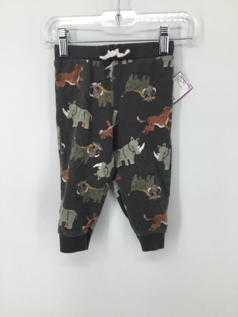 Carter's Child Size 18 Months Gray Print Pants - boys