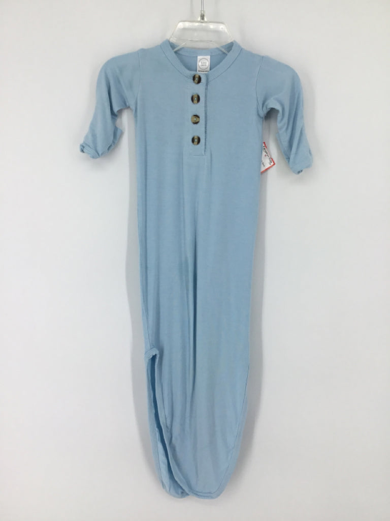 Lou Lou Child Size Newborn Blue Sleepers