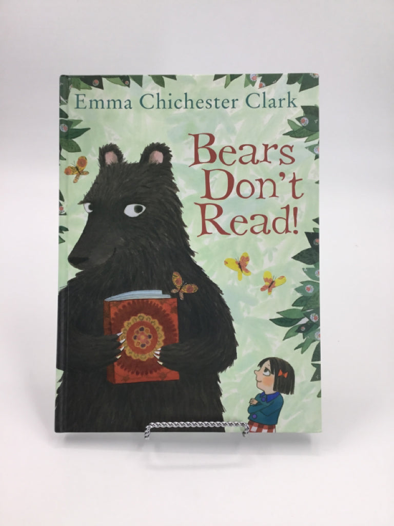 Bears Don't Read! Hardcover Book