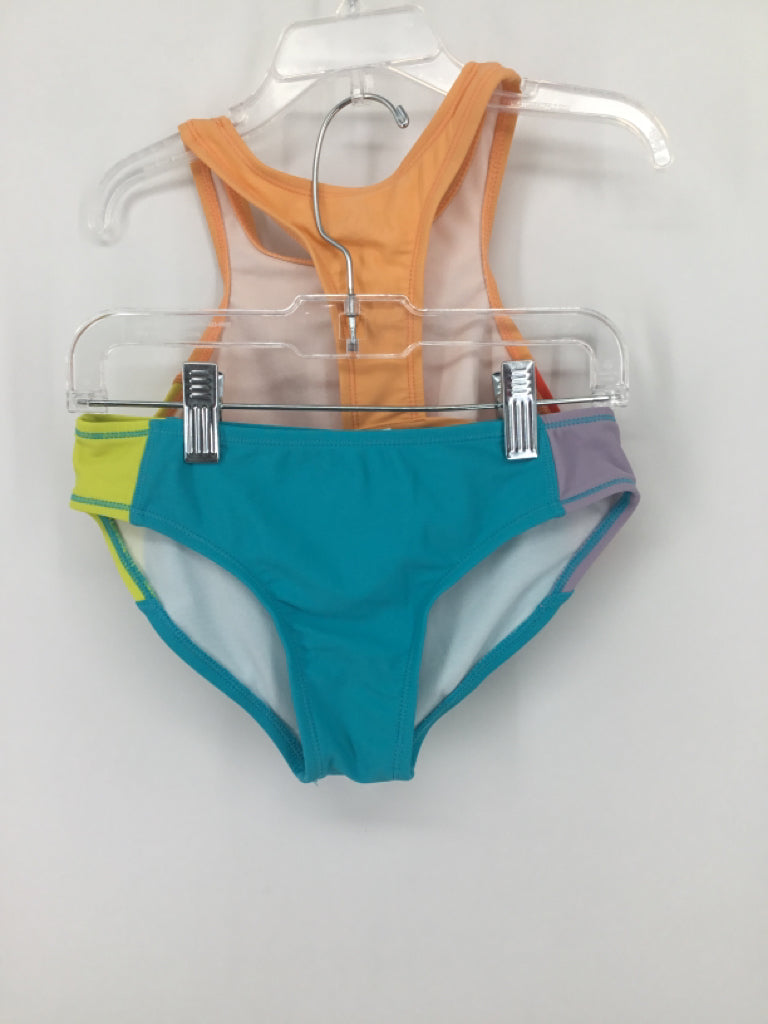 Swim Zip Child Size 6 Multi-Color Swimwear - girls