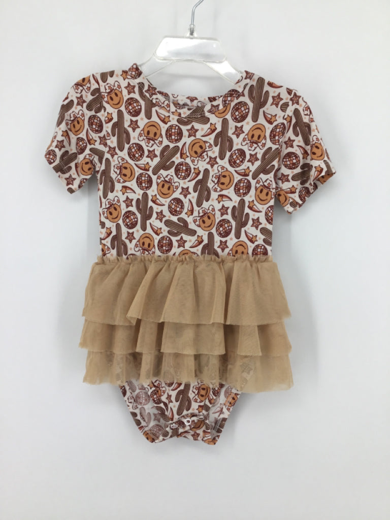 Dream Big Little Child Size 2 Tan Outfit - girls