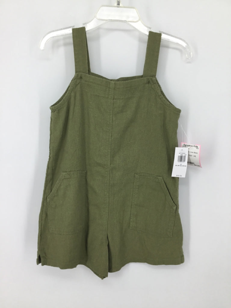Old Navy Child Size 3 Green Overalls - girls