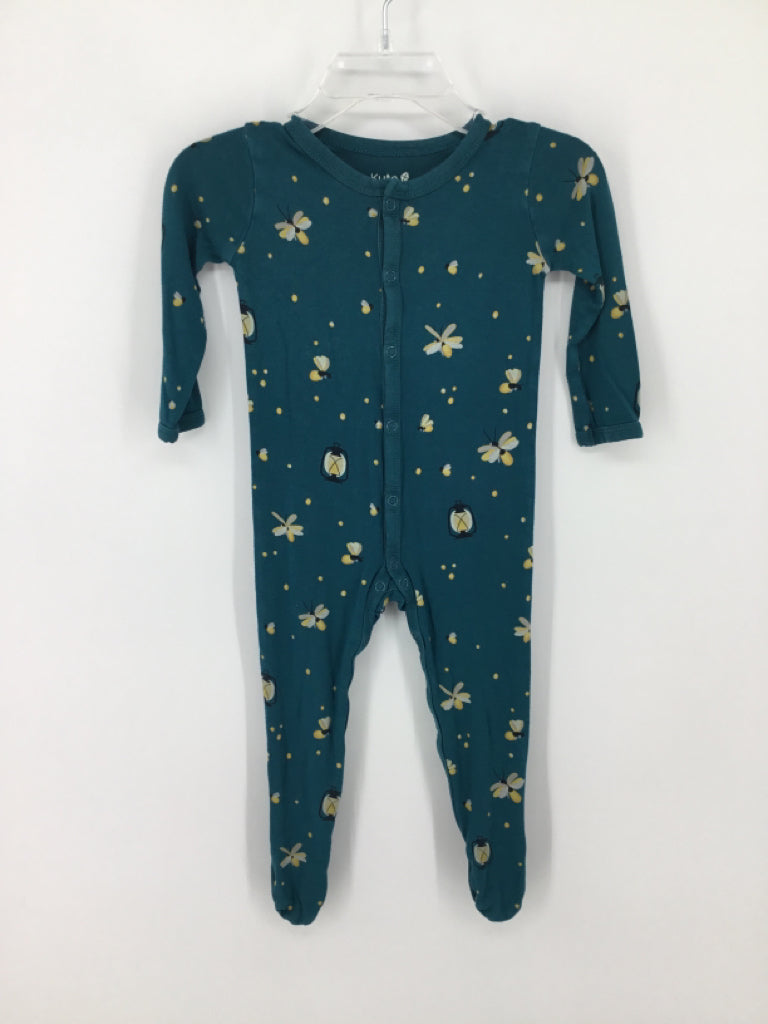 Kyte Child Size 6-12 Months Teal Sleepers
