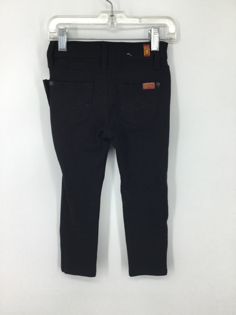 7 for all Mankind Child Size 5 Black Pants - girls