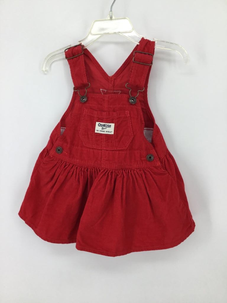 OshKosh B'gosh Child Size 12 Months Red Dress - girls