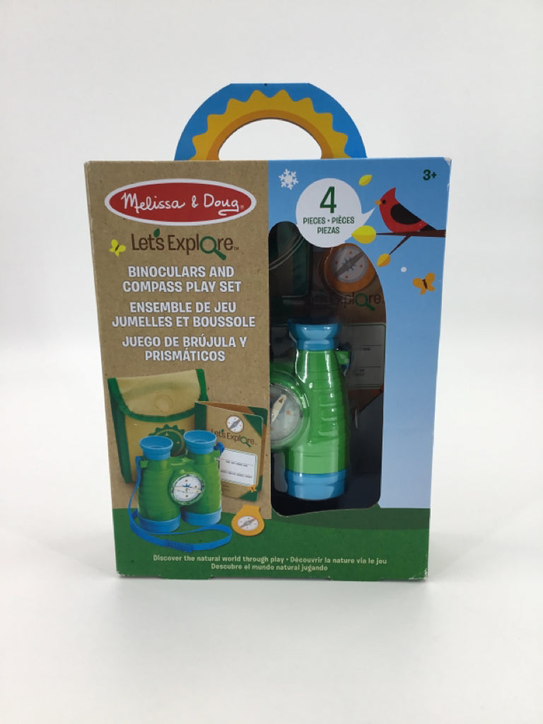 Melissa & Doug Let's Explore Binoculars & Compass Play Set