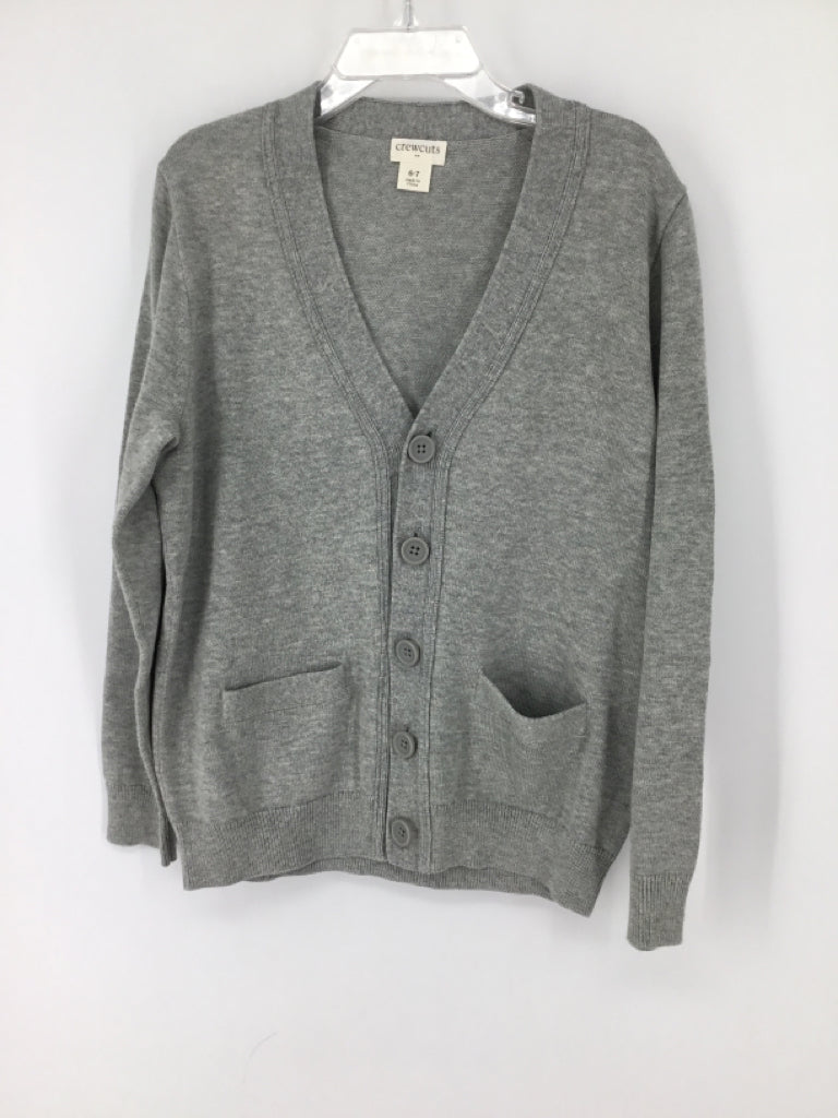 Crewcuts Child Size 6 Gray Solid Sweater - boys