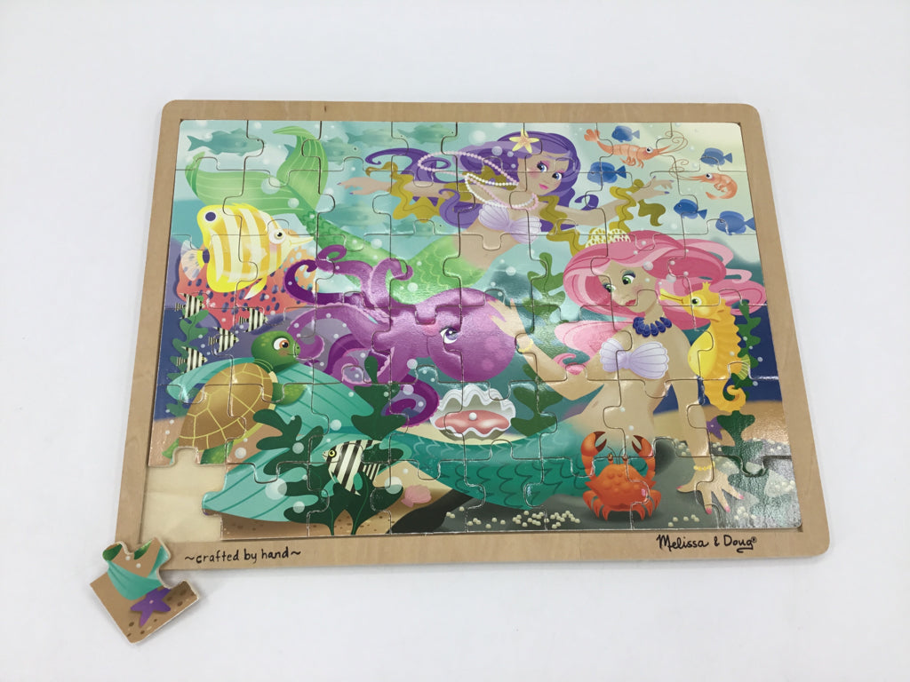 Melissa & Doug Mermaid Fantasea Wooden Jigsaw Puzzle