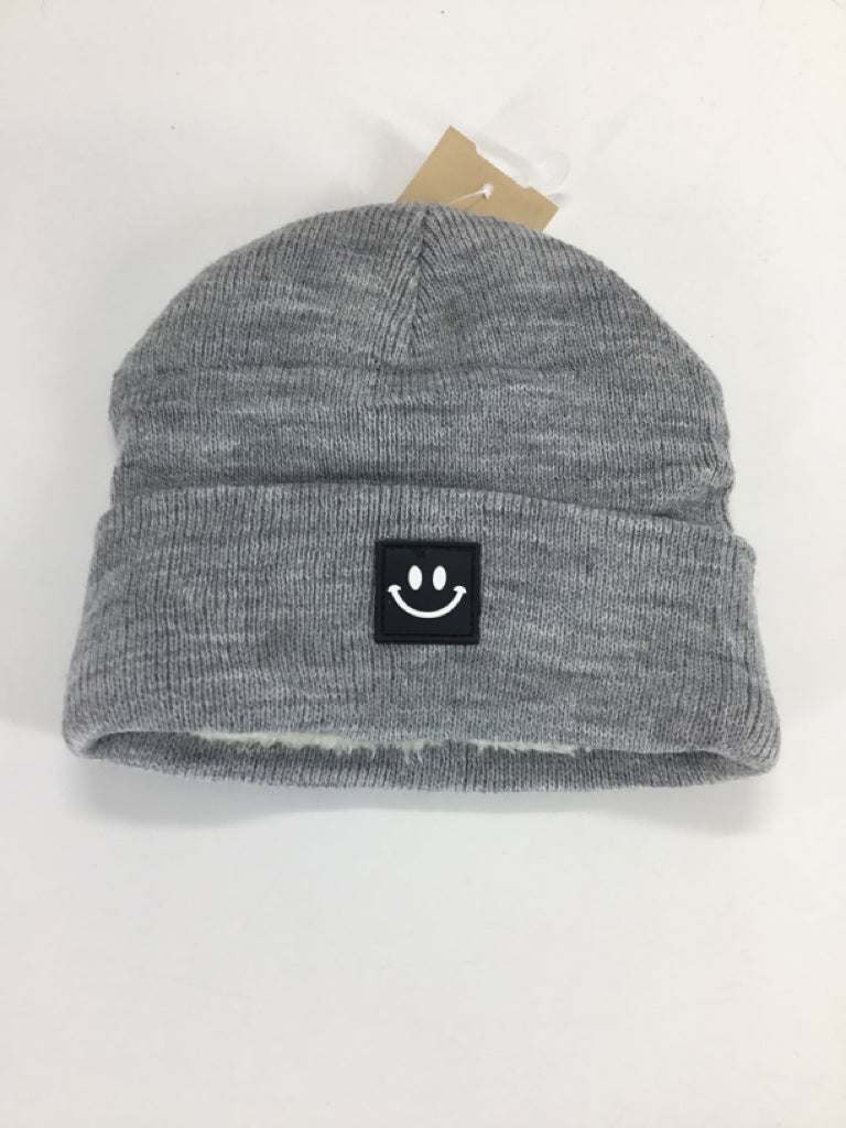 brandless Child Size Infant Gray Solid Hats - boys