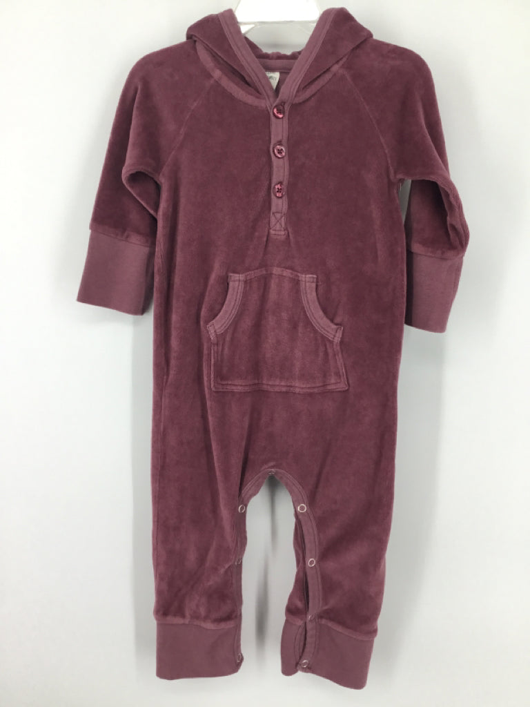 Kate Quinn Organics Child Size 18-24 Months Purple Outfit - girls