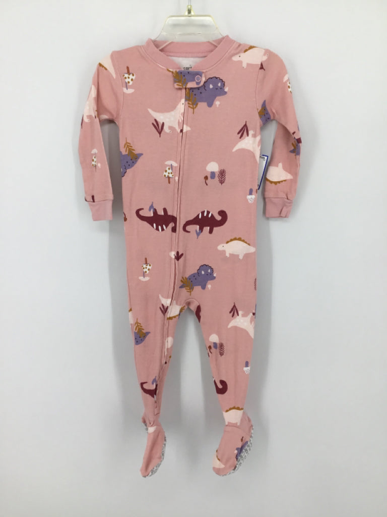 Carter's Child Size 18 Months Pink Sleepers