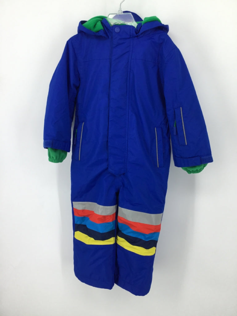 Mini Boden Child Size 3 Blue Solid Outerwear - boys