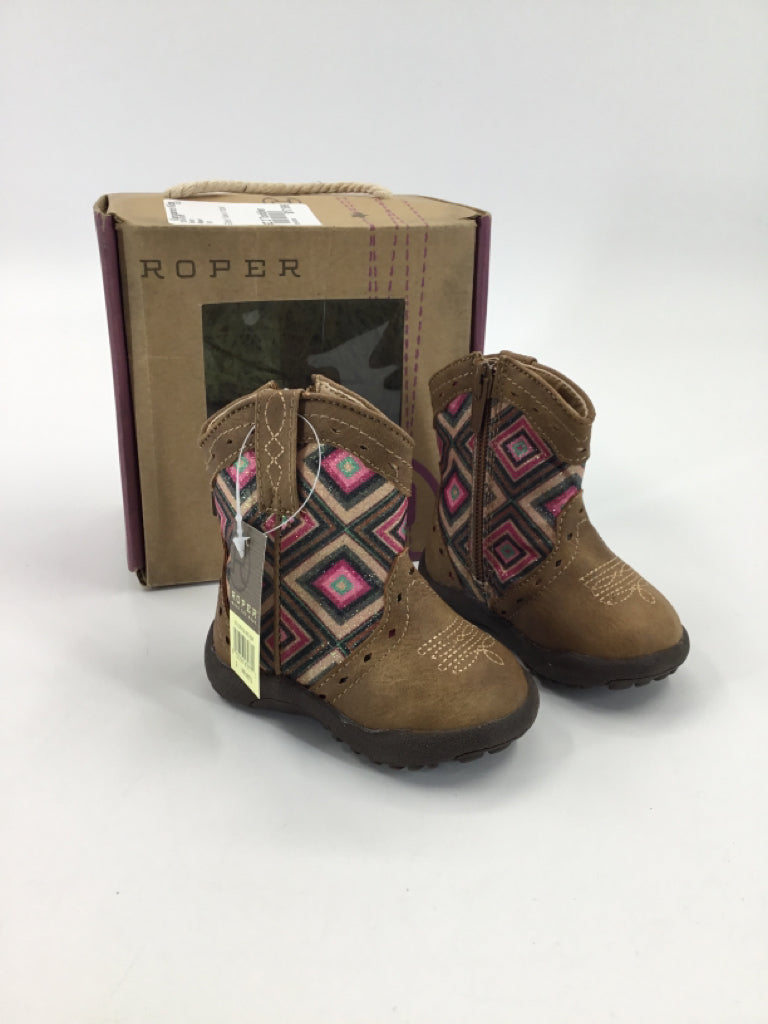 Roper Child Size 2 Toddler Tan Boots