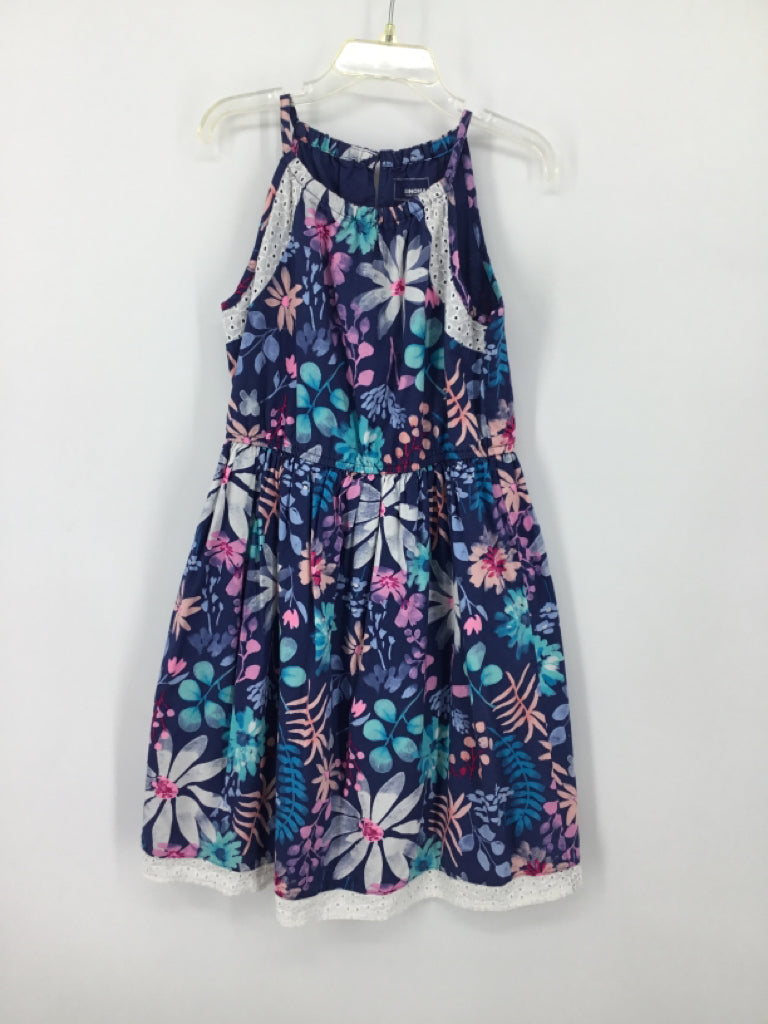 Sonoma Child Size 7 Blue Dress - girls