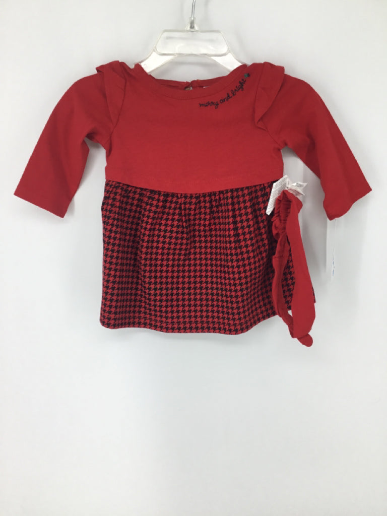 Carter's Child Size 3 Months Red Christmas Dress